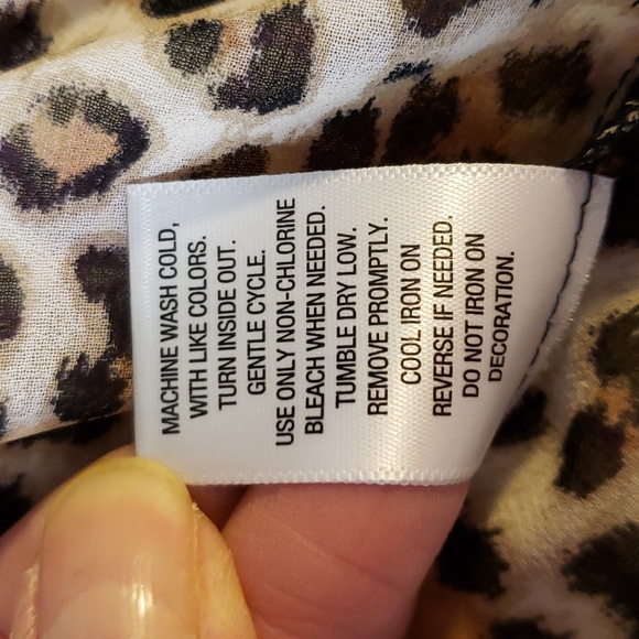 Leopard & lace blouse - Picture 11 of 11